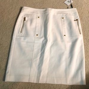 Calvin Klein White Skirt